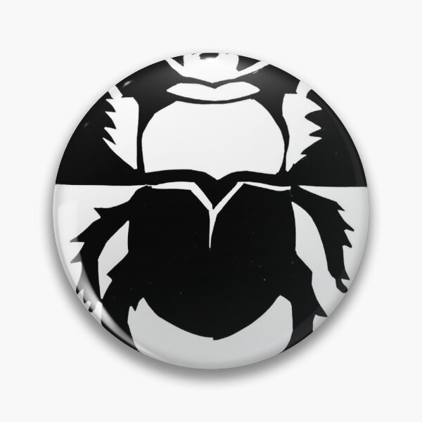 Item preview, Version 2 | paper negative cutout beetle design black and white designed and sold by DigitalEurydice.