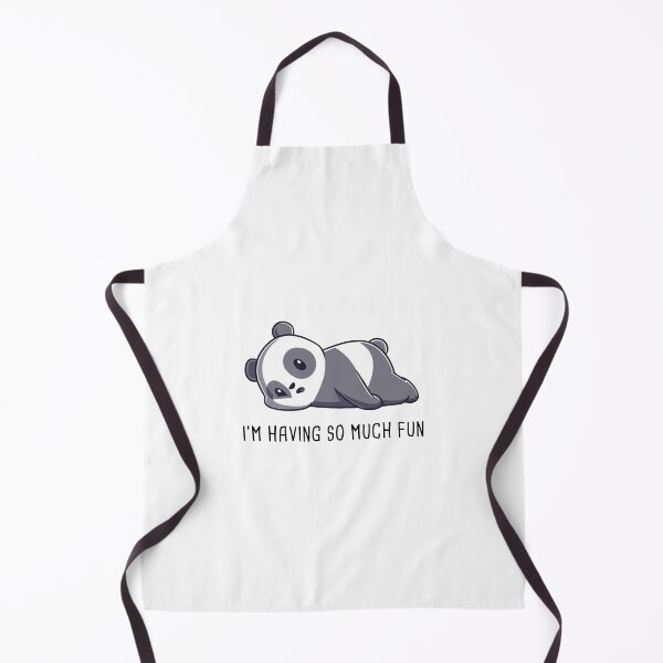 Item preview, funny panda I'm having so much fun gift for friend introvert lazy designed and sold by noha alzohbi.