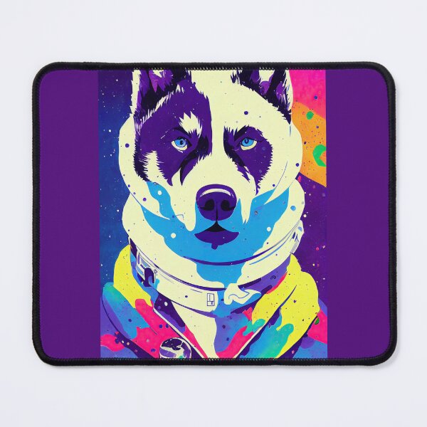 Item preview, Astronaut husky portrait designed and sold by etherElric.