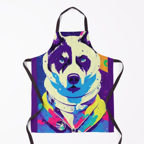 Item preview, Astronaut husky portrait designed and sold by etherElric.