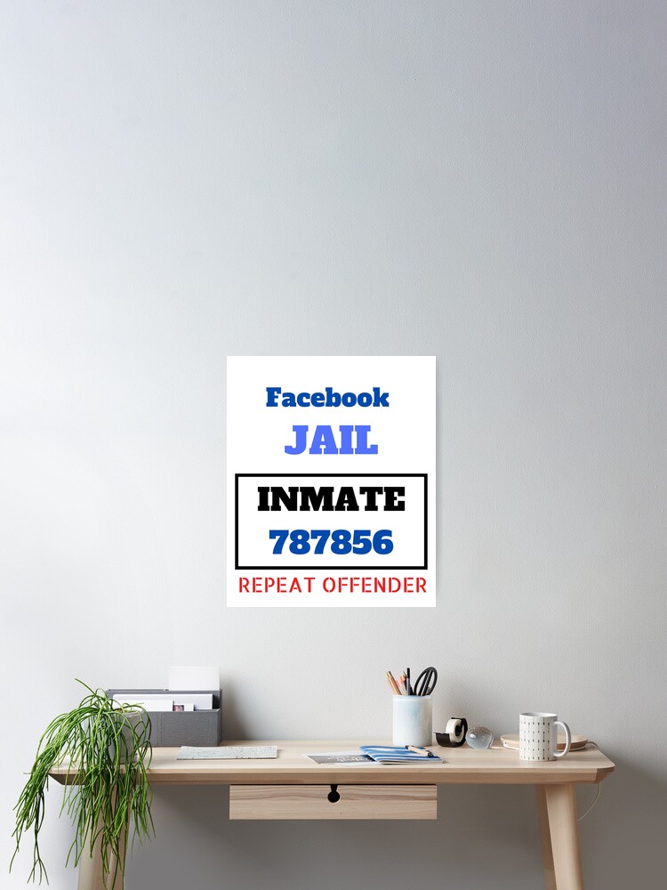 Funny Facebook Jail Inmate Repeat Offender Gag Gift T-Shirt Funny Facebook Jail Inmate Repeat Offender Gag Gift T-Shirt