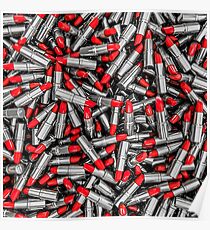 Lipstick chrome Poster