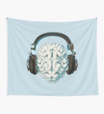 Mind Music Connection Wall Tapestry