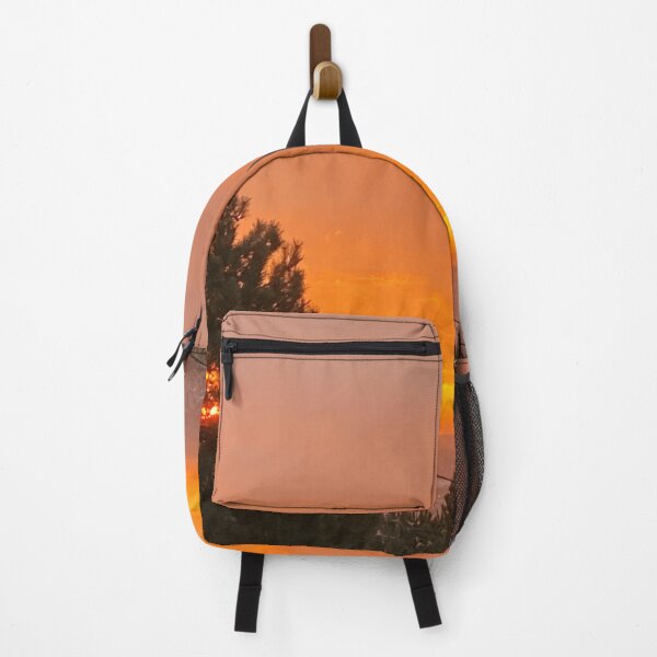 Item preview, orange sunset by the trees designed and sold by stainedauroras.