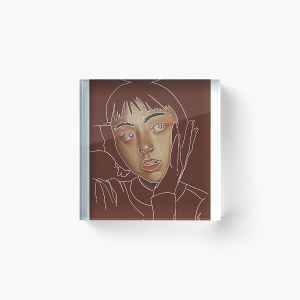 Item preview, Portrait line art and realism mixed portrait designed and sold by aliciab013.