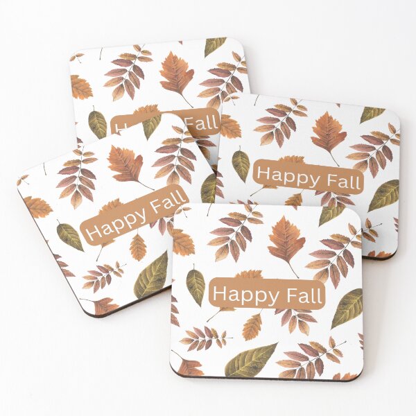 Item preview, Happy Fall Print With Leaves designed and sold by JDreaming.