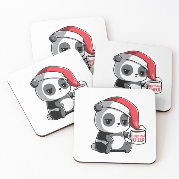 Item preview, funny panda Christmas cheer angry sad mad gift for friend  designed and sold by noha alzohbi.