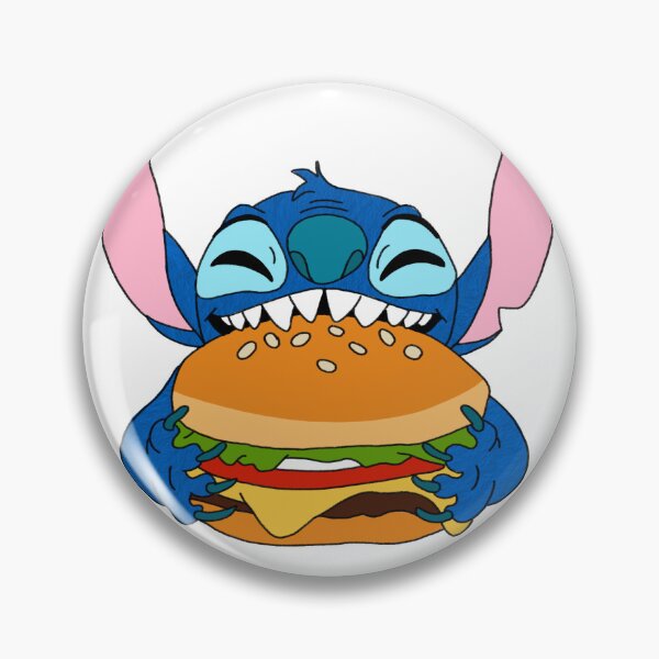 Item preview, fanart burger stitch designed and sold by wildmoonent.
