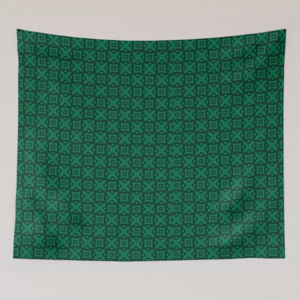 Item preview, Patrón geométrico abstracto sin costuras de color verde jade designed and sold by Raiko-art.