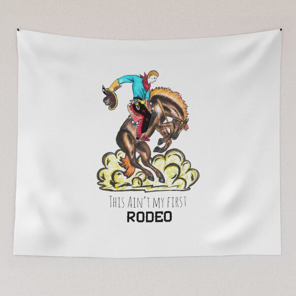 Item preview, Cowboy Bronc Rider designed and sold by ArtbyAdriane.