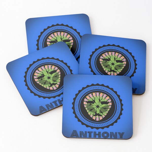 Item preview, Anthony - Funny Mustache Alien - First Name designed and sold by LV-creator.