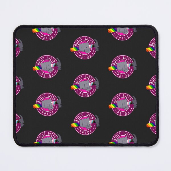 Item preview, Built with Pride | National Coming Out Day | Love Is Love | Equality | Pink designed and sold by monkish.
