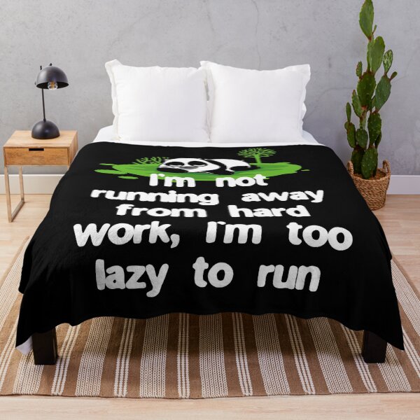 Item preview, I’m not running away from hard work, I’m too lazy to run designed and sold by Gevover.