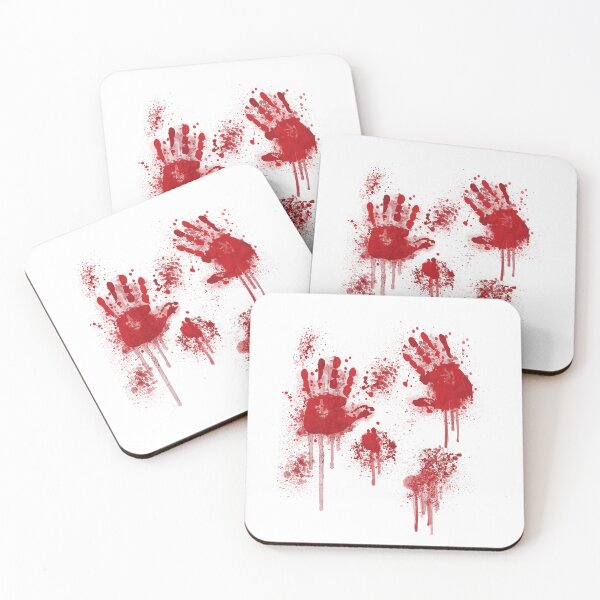 Item preview, Blood Spatter Handprints Horror Costume designed and sold by EbnerPrints.