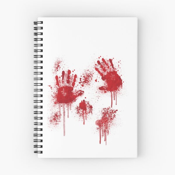 Artikelvorschau, Blutspritzer Handabdrücke Horror Kostüm entworfen und verkauft von EbnerPrints.