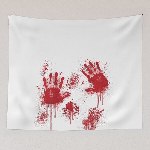 Item preview, Blood Spatter Handprints Horror Costume designed and sold by EbnerPrints.