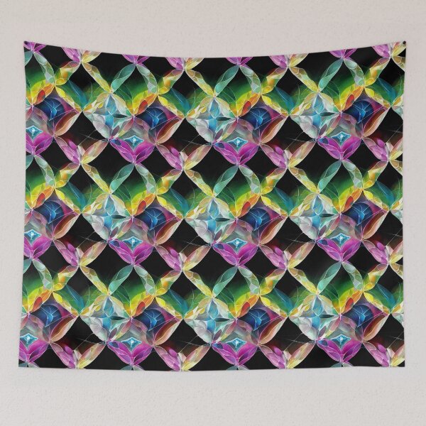 Item preview, Asymmetric Rainbow crystal pattern  designed and sold by StoneyPhenix.