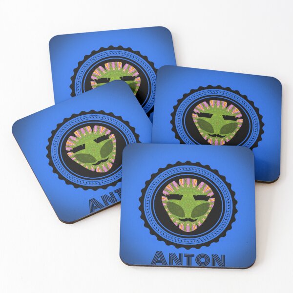 Item preview, Copy of Anton - Funny Mustache Alien - First Name designed and sold by LV-creator.