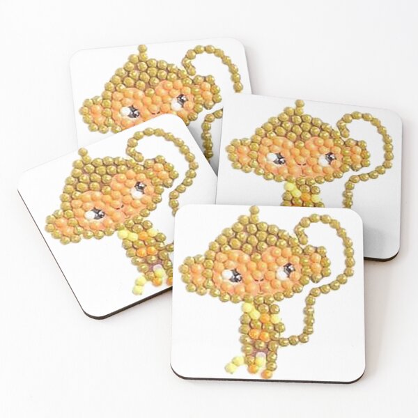 Item preview, monkey, crossstitch monkey, cartoon monkey, beaded monkey designed and sold by Nostrathomas66.