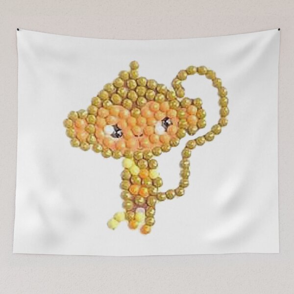 Item preview, monkey, crossstitch monkey, cartoon monkey, beaded monkey designed and sold by Nostrathomas66.