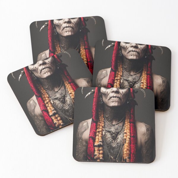 Item preview, Tribal voodoo shaman chief - AI generated art designed and sold by AI1artist.