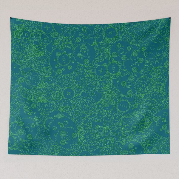 Item preview, Clockwork Turquoise & Lime designed and sold by GrandeDuc.