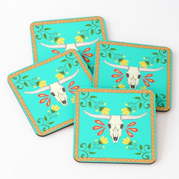 Item preview, Cow Skull & Floral designed and sold by ArtbyAdriane.