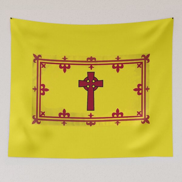 Item preview, Celtic Christian Cross Scottish Royal Banner (crois Chrìosdail Cheilteach bratach rìoghail na h-Alba) designed and sold by JonathanR1994.