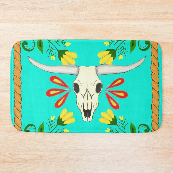 Item preview, Cow Skull & Floral designed and sold by ArtbyAdriane.