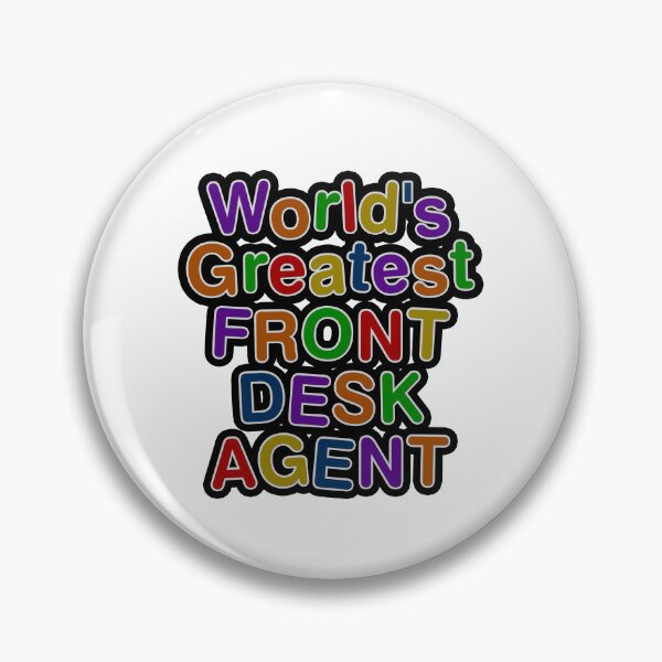 Artikelvorschau, World's Greatest FRONT DESK AGENT entworfen und verkauft von AmyHNJ.