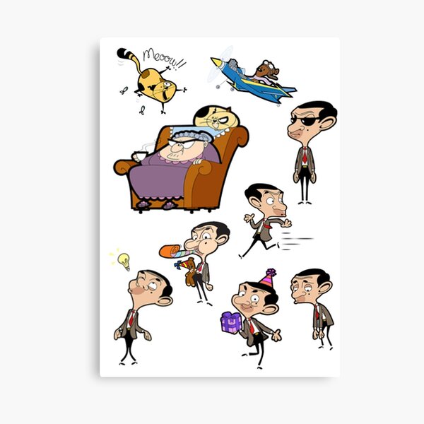 Mr Bean Canvas Prints For Sale Redbubble