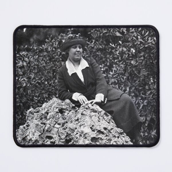 Item preview, Vintage Woman on Rock designed and sold by BGPickers.