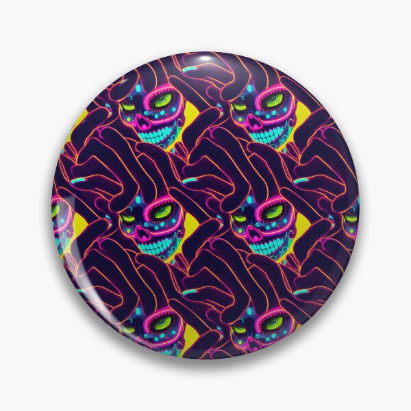 Item preview, Day of The Dead Lady Skull Pattern designed and sold by KungFuChaos.