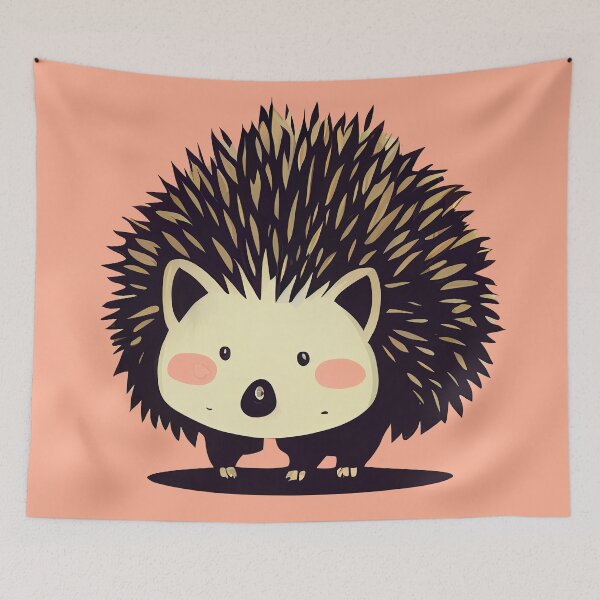 Artikelvorschau, Nette Igel-Illustration entworfen und verkauft von ThePurpleMelon.