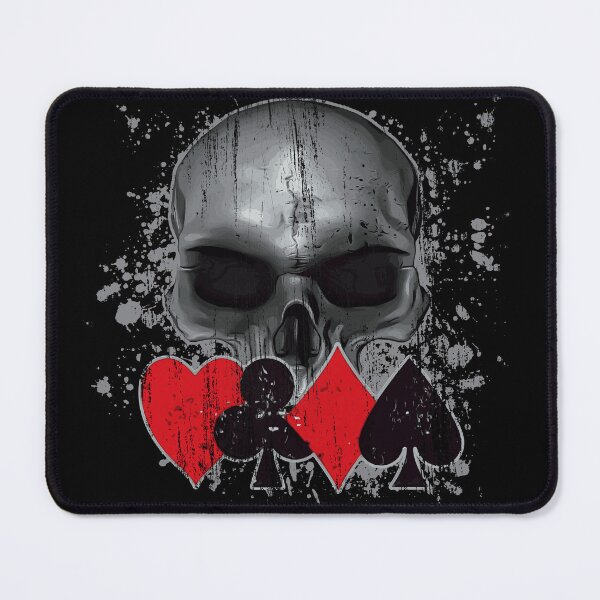 Item preview, Heavy Metal Punk Poker Skull designed and sold by drizzd.
