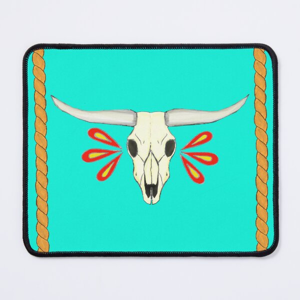 Item preview, Cow Skull with Rope designed and sold by ArtbyAdriane.