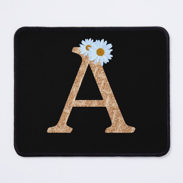 Item preview, Floral Shine Letter A designed and sold by saimzgraphics.