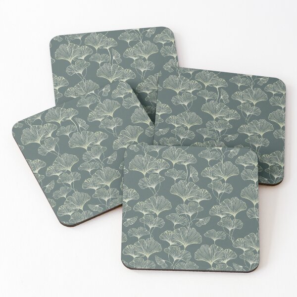 Item preview, Greenish Blue Flower Pattern designed and sold by MiluArt.