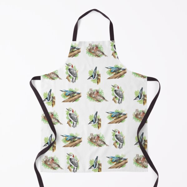Item preview, North American Backyard Birds Pack - White Breasted Nuthatch, Red Breasted Nuthatch, House Finches, and Red Bellied Woodpecker designed and sold by BlackGoatPrints.