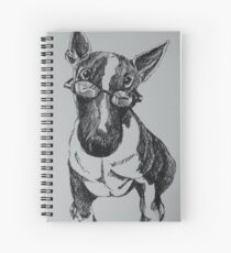 Cool Bull terrior Spiral Notebook