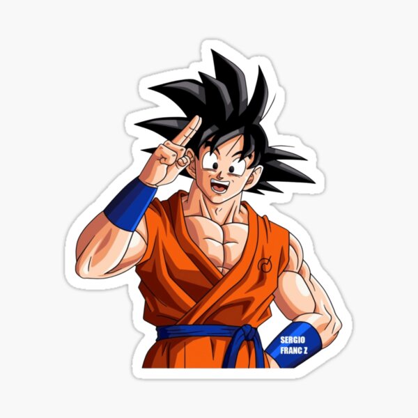 dragon ball goku  Sticker for Sale by BORHIM-ART