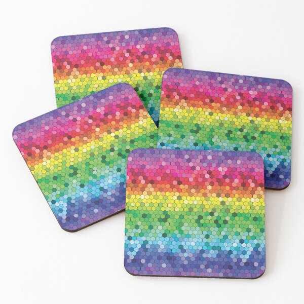 Item preview, Another Color Spectrum Hexagons designed and sold by alexisrg.