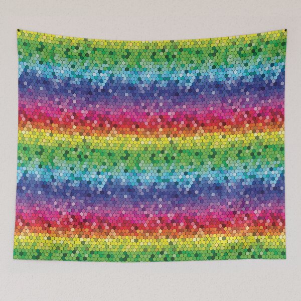 Item preview, Another Color Spectrum Hexagons designed and sold by alexisrg.