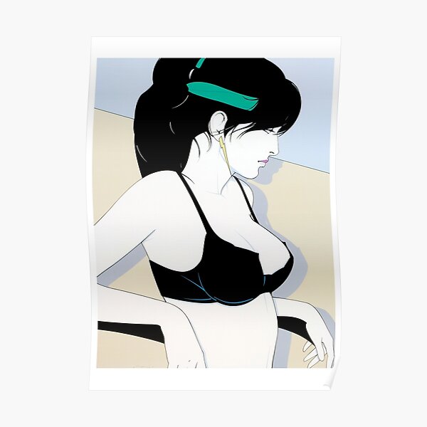 Patrick Nagel Poster For Sale By Aoloa Redbubble   Poster,504x498,f8f8f8 Pad,600x600,f8f8f8 