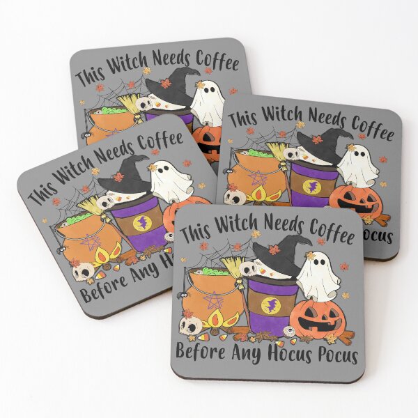 Item preview, this witch needs coffee before any hocus pocus,Last Minute,Florence Pugh,Halloween Costume 2022,Esther,Halloween Ends,Invitation,Orphan,Scarry designed and sold by NAZIMNADIR.