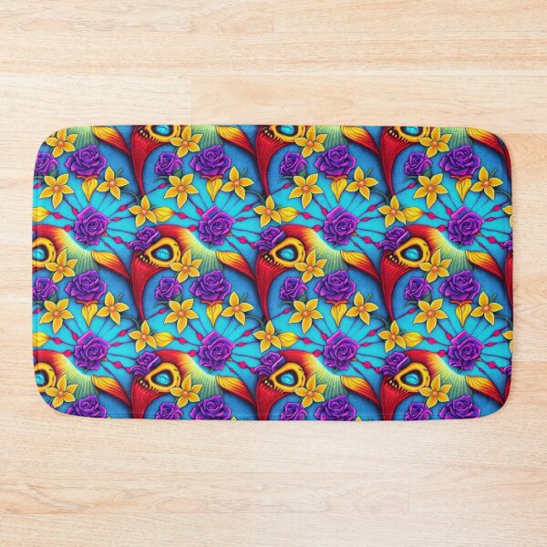 Item preview, Day of the Dead Flower Pattern designed and sold by KungFuChaos.