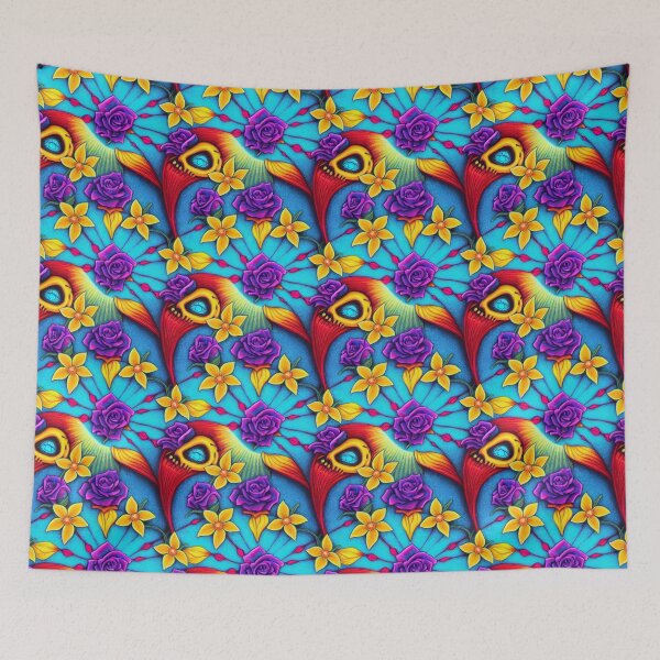 Item preview, Day of the Dead Flower Pattern designed and sold by KungFuChaos.