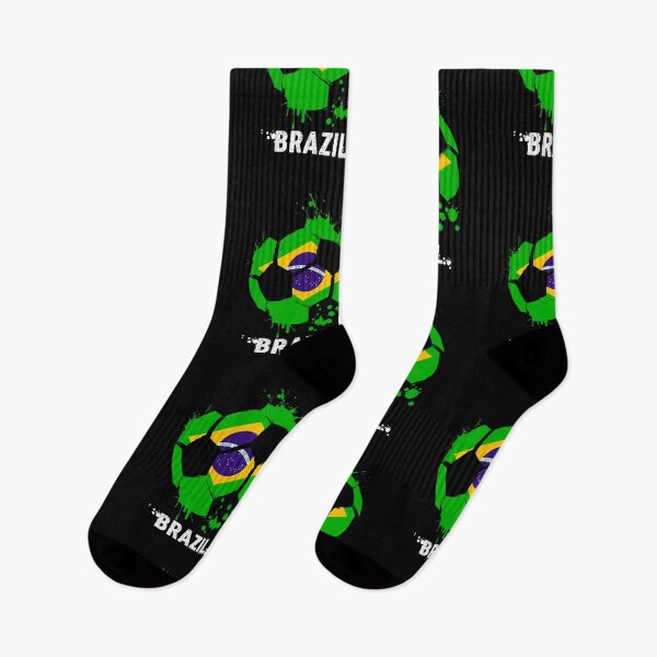 Artikelvorschau, Brasilien Weltmeisterschaft Katar 2022, lustiger brasilianischer Fußball, brasilianische Flagge, Fußballmannschaft 2022 entworfen und verkauft von PrintOfi.