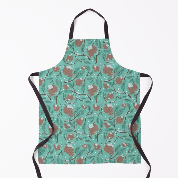 Item preview, Snowy Pinecone Pattern designed and sold by BritRankin.