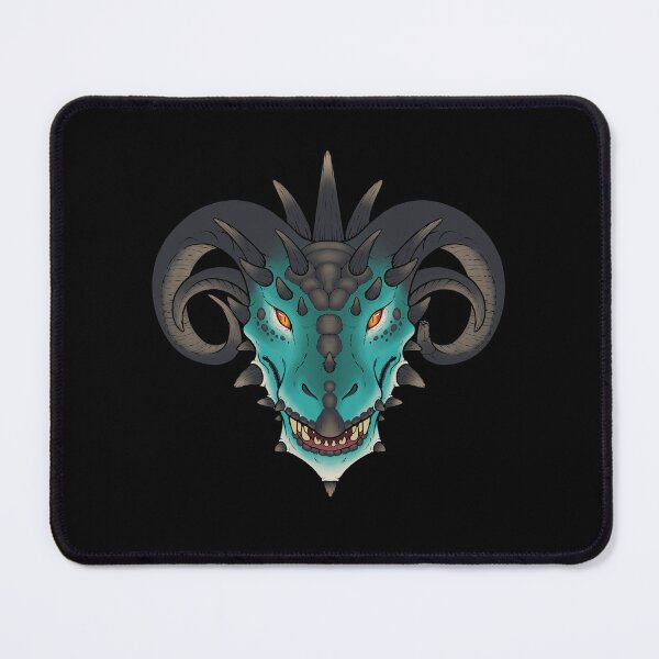 Item preview, Thorny Dragon Single - Turquoise designed and sold by VorndessArt.
